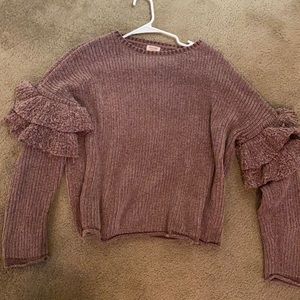 Purple “over sized” sweater